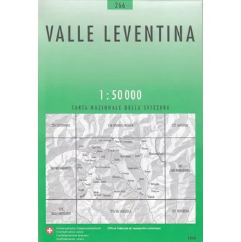 Swistopo vydavatelství mapa Valle Leventina 1:50 t.