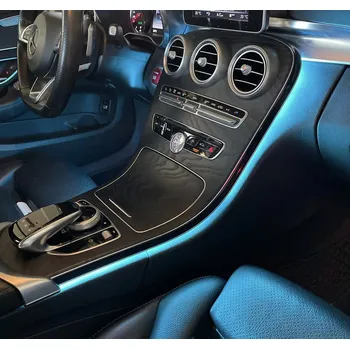 Osvětlení interiéru vozidel Ambiente osvětlení středové konzole pro Mercedes-Benz (W205 / X253) - Barva Studená modrá EIC-250