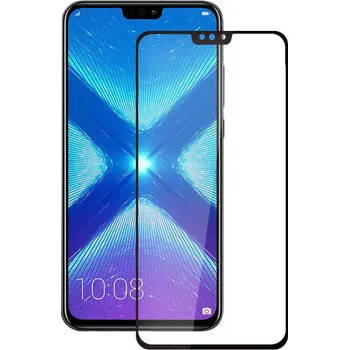 Picasee 3D ochranné tvrzené sklo s rámečkem pro Honor X8 4G - černé