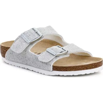 Dětská treková obuv Dětské pantofle Birkenstock Arizona 1022230 Cosmic Sparkle White EU 27