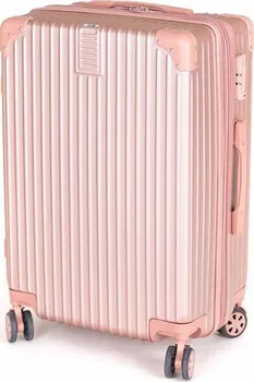 Cestovní kufr Pretty UP ABS25 M zlatý/růžový