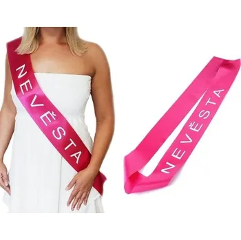 Svatební dekorace Stoklasa Růžová šerpa nevěsta