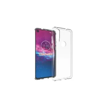 Pouzdro na mobilní telefon Jekod pouzdro Anti Shock 1,5mm pro Motorola One Action transparentní transparentní HISHa15