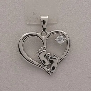 Přívěsek Stříbrný přívěsek srdce