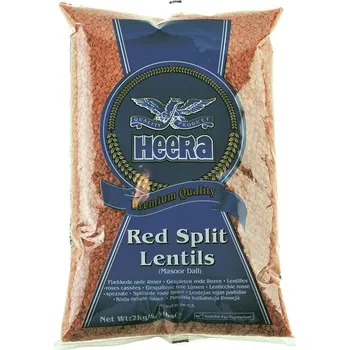Luštěnina HEERA ČERVENÁ ČOČKA (RED SPLIT LENTILS ) 2KG