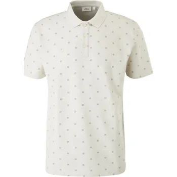 s.Oliver pánské polo triko krátký rukáv béžové Velikost: XXL