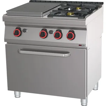 Sporák Sporák tálový plynový s plynovou troubou STPT 70/80 21 G REDFOX