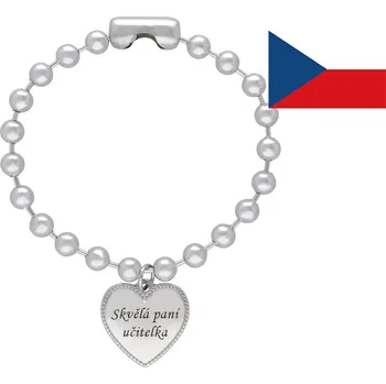 Náhrdelník Náramek se srdcem pro paní učitelku E320CZ