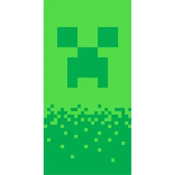 Jerry Fabrics Minecraft osuška 70 x 140 cm, Digital Creeper