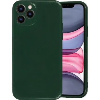 Silikonový kryt pro iPhone 12 Mini - Tmavě zelený