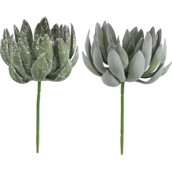 umělá květina 2 ks umělé dekorativní Echeverie - 12*12*21 cm