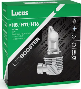 Autožárovka Lucas LED Booster H8/H11/H16 12/24V 15W
