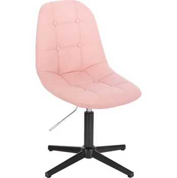 LuxuryForm DESIGN Židle SAMSON na černém kříži - růžová