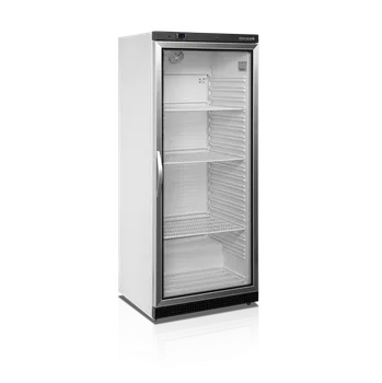 Lednice Tefcold UR 600 G prosklená bílá chladnička 570lt.