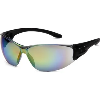 ochranné brýle Pyramex Trulock ESB9556S, ochranné brýle, černá obruba, duhově zrcadlové