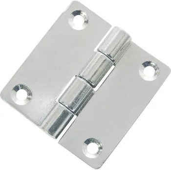 brána Essentra 1284312 - kazetový nerezový pant na dvířka, 39 x 40 mm