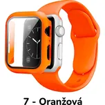 BPE Set 3v1 pro Apple Watch Velikost: 42mm, Barevná varianta: 7 - ORANŽOVÁ, Velikost řemínku: M/L (Pro obvod ruky 15-20 cm)
