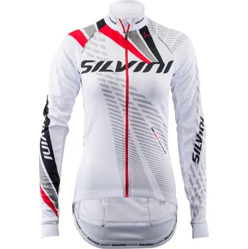 cyklistický dres Dres Silvini Team WD1403 white-red Velikost: XS
