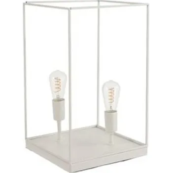 Lampička Lampa z bílého kovového rámu Tilde L - Ø 30,5*51 cm