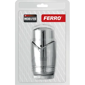 Radiátor FERRO Hlavice termostatická ZTO M30x1,5, regulace 9-30°C, chrom
