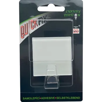 Věšák QuickFix Háček Luxury Edition typ 14/sklo F0 blistr, 1ks