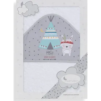 Interbaby Osuška froté Teepee Šedá