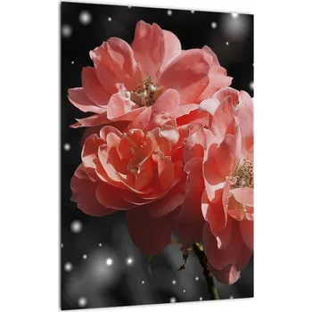Obraz LuxusniObrazy.cz Obraz růžové květiny