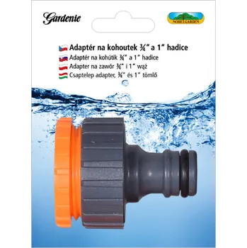 Adaptér na kohoutek pro hadici 3/4 a 1 plastový