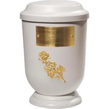 Smuteční dekorace Urna plastová se štítkem č.508