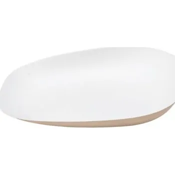 Jednorázové nádobí Cookplay Jednorázový talíř Chikio EKO Yayoi Flat, cukrová třtina, 15 ks