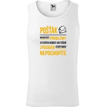 Pánské tílko Pánské tílko Malfini Core Musím řešit problémy - pošťák