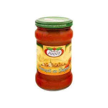 Koření Zacusca cu ciuperci Zacuska lilková Arovit s houbami 300g