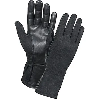 Ochranné vybavení na lov a střelbu ROTHCO Rukavice NOMEX ČERNÉ velikost: 7