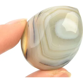 Přírodní kámen Achát hladká kapka 19,4g