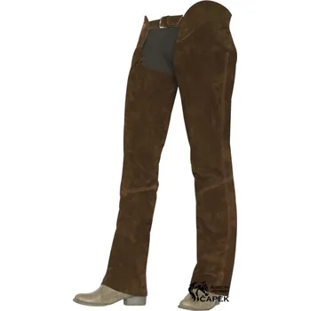 Jezdecká obuv Chaps Kentaur -BEZ TŘÁSNÍ- - Hnědá - XS