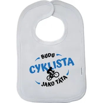 Bryndák Dětský bryndák New Baby Budu cyklista jako táta