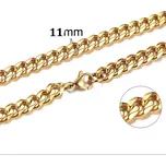 Řetízek z chirurgické oceli NC-529-Gold 11mm