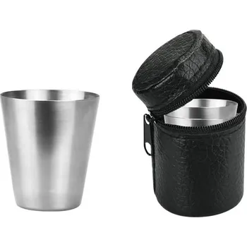 Horské kolo Sada kalíšků z ušlechtilé oceli - 4 kusy