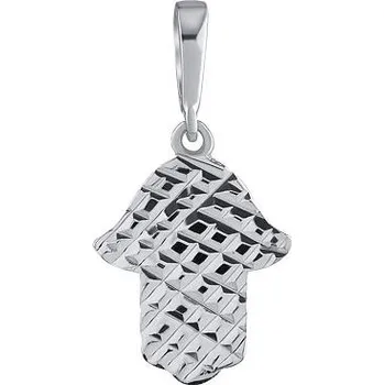 Přívěsek Stříbrný broušený přívěsek ruka Fátimy PRGELX01PS