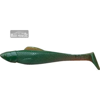 Umělá nástraha Gumová nástraha Relax Ohio 4" 10cm MOTOR OIL STANDARD (1ks)