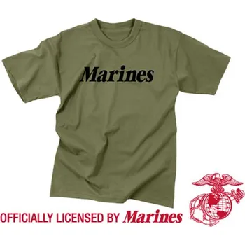 ROTHCO Triko dětské s nápisem MARINES ZELENÉ velikost: M