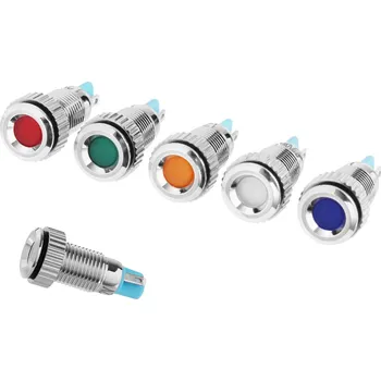 Bodové svítidlo Onpira Signální kontrolka 12 V Ø 8 mm 12 mm 16 mm LED Průměr: 8 mm, Barevné provedení: Červená