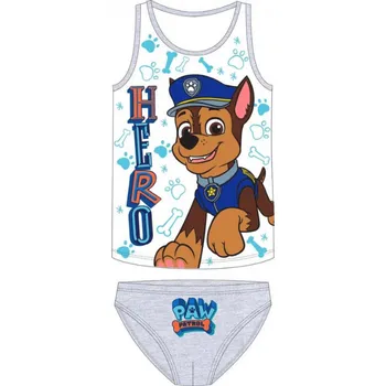 Chlapecké spodní prádlo E plus M chlapecké spodní prádlo Tlapková patrola šedé Velikost: 98/104