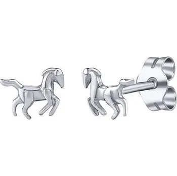 Náušnice Stříbrné náušnice pecky kůň Ari ZT42572E