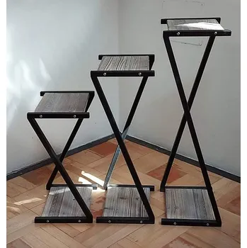 Stojan na květiny Trojice stojanů na květiny 01