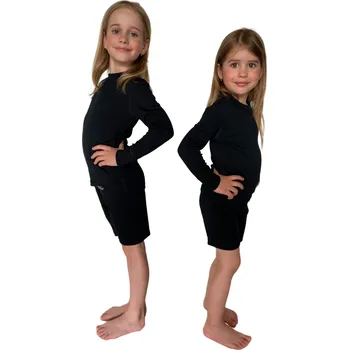 Chlapecké tričko SPORT NANO triko dlouhý rukáv .dětské .130 .černá