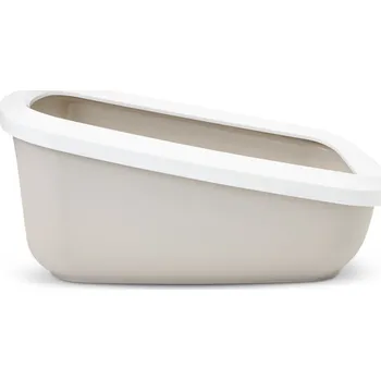 Toaleta pro kočku Savic Aseo XXL se zvýšeným okrajem - mocca/bílá