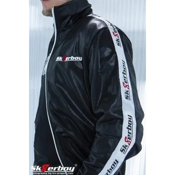 Pánské erotické prádlo Bunda Sk8erboy Shiny Jacket černá S, lesklá pánská mikina