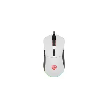 Myš Genesis herní optická myš Krypton 290 6400DPI, RGB, SW - bílá