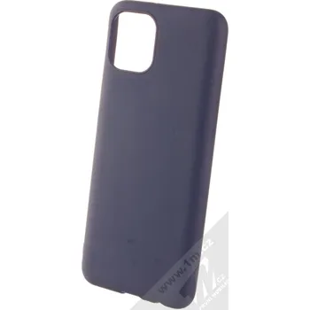 Pouzdro na mobilní telefon 1Mcz Matt TPU ochranný silikonový kryt pro Samsung Galaxy A03 tmavě modrá (dark blue)
